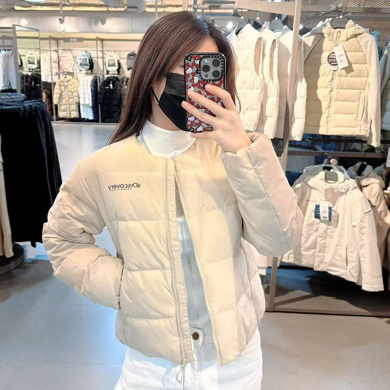 韓國 Discovery Women's Pictor U Goose Down Lightweight Padding (鵝絨)【DY136】