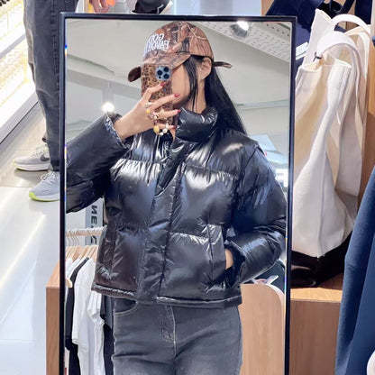 韓國 Marithe Francois Girbaud W Glossy Crop Down Jacket (鴨絨)【MF760】