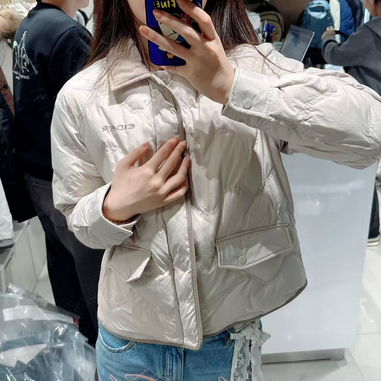 韓國 Eider Women's Slim Blend Down Jacket (鴨絨)【ER014】