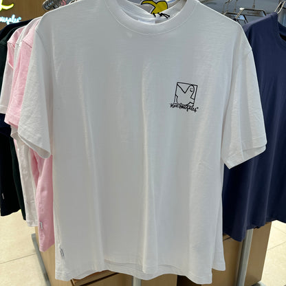 韓國 Mark Gonzales Angel Box Logo Graphic Short Sleeve T-Shirt【MG112】