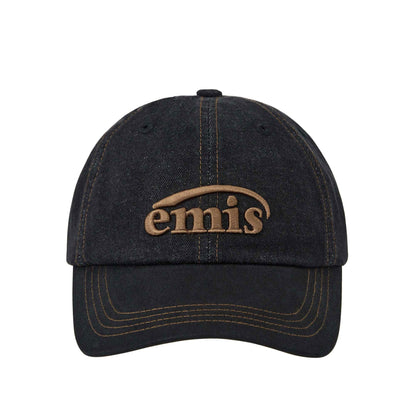 韓國 EMIS Washed Denim Ball Cap【ES031】