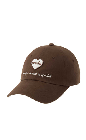 韓國 EMIS Heart Wappen Ball Cap【ES007】