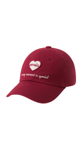 韓國 EMIS Heart Wappen Ball Cap【ES007】