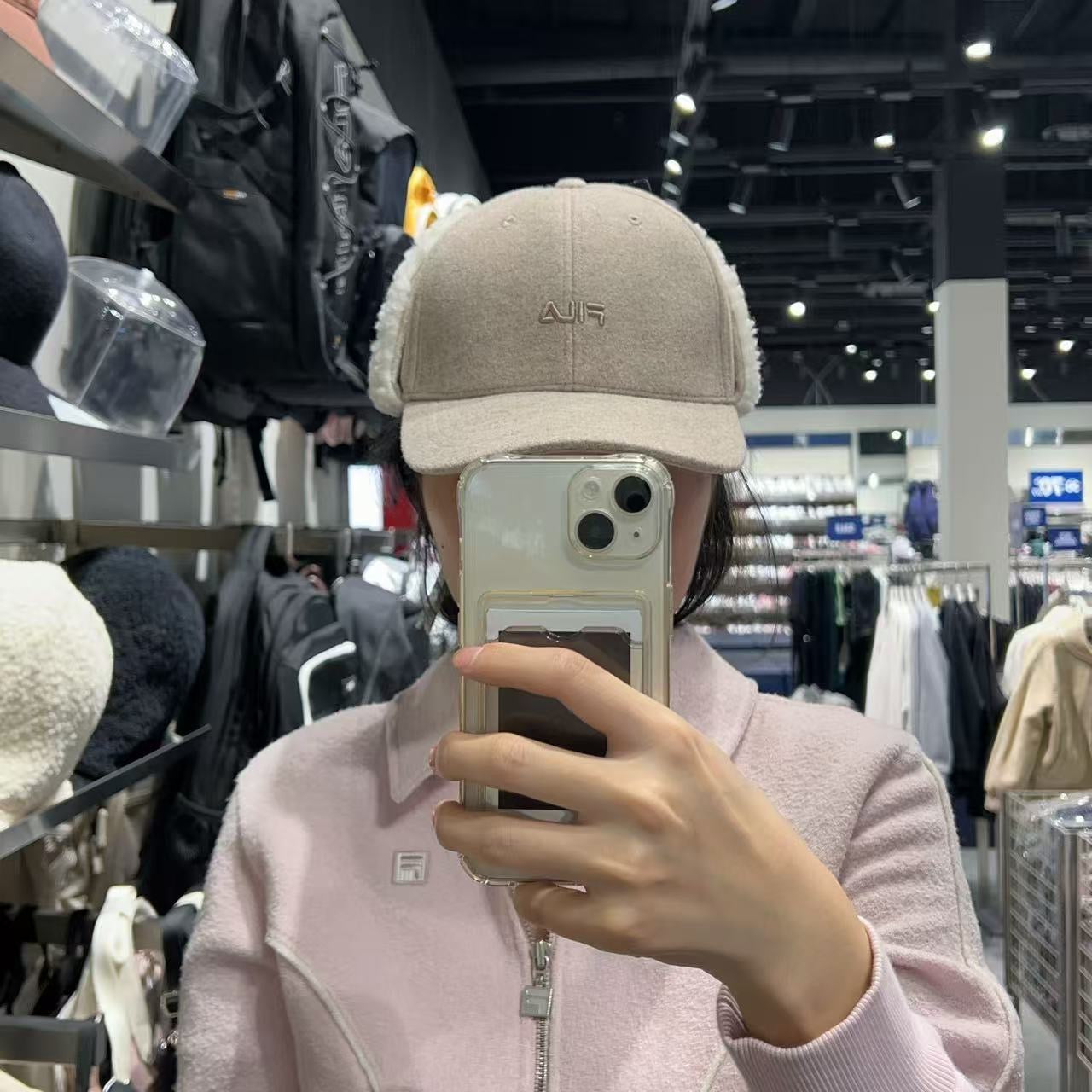 韓國 FILA Linear Earflap Cap【FA096】