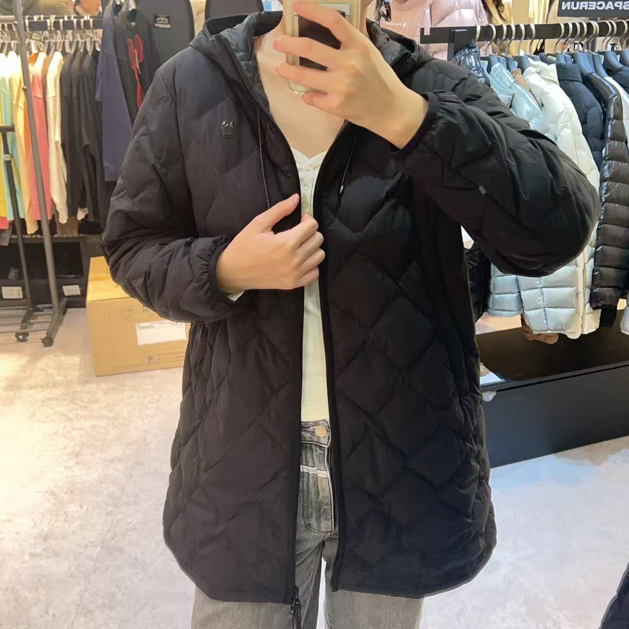 韓國 LifeWork Women's Lite Diamond Quilted Hooded Long Down Jumper (鴨絨)【LW006】