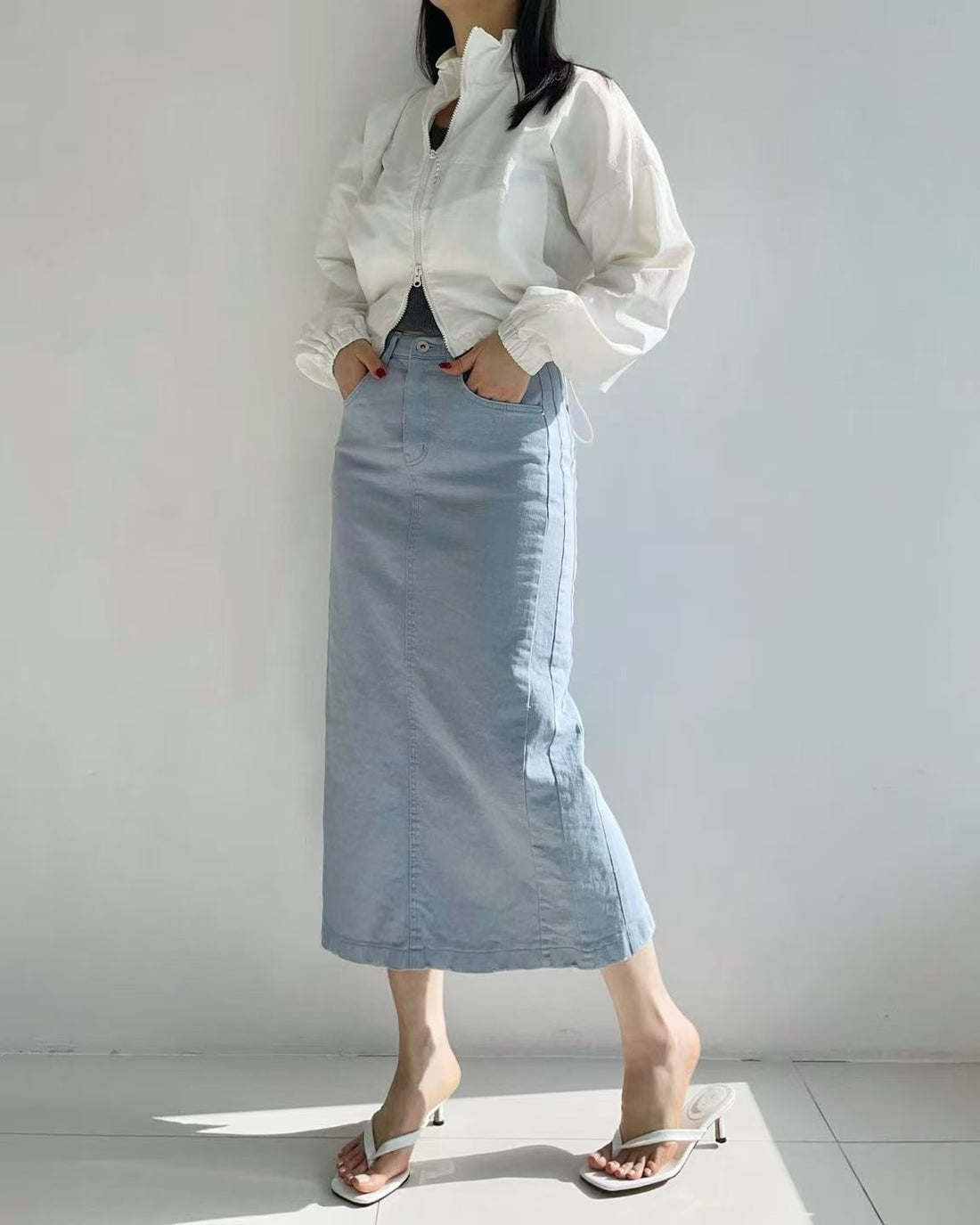 韓國 HowLuk 牛仔裙 (春季款)【H302】