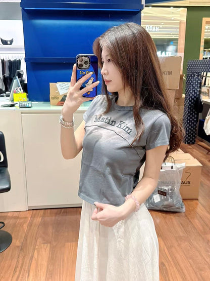 韓國 MK Crop T-Shirt【MK001】