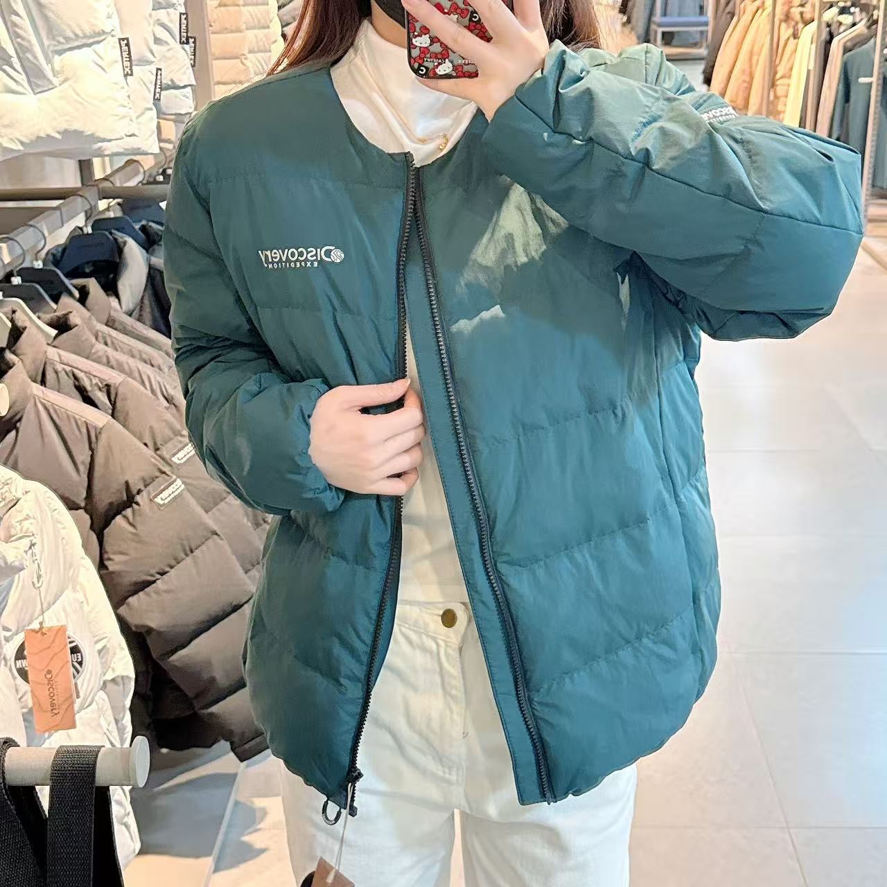 韓國 Discovery Men's Pictor U Goose Down Lightweight Padding (鵝絨)【DY151】