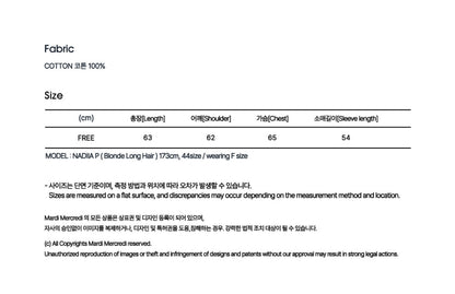 (11/15 限時) 韓國 Mardi Mercredi Sweatshirt Triple Flower - Oatmeal Black【TS052】