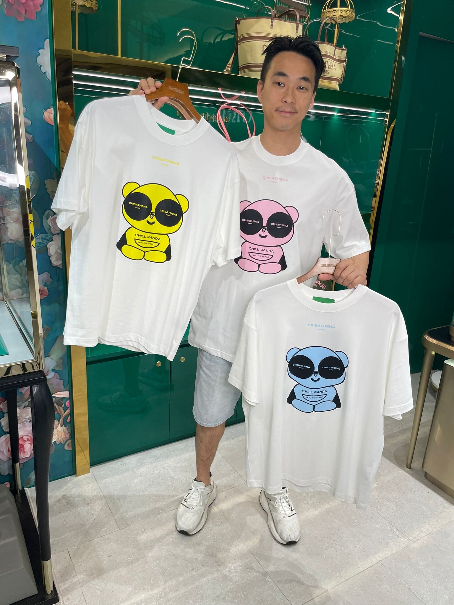 Crisathena Panda T-shirt【SM273】