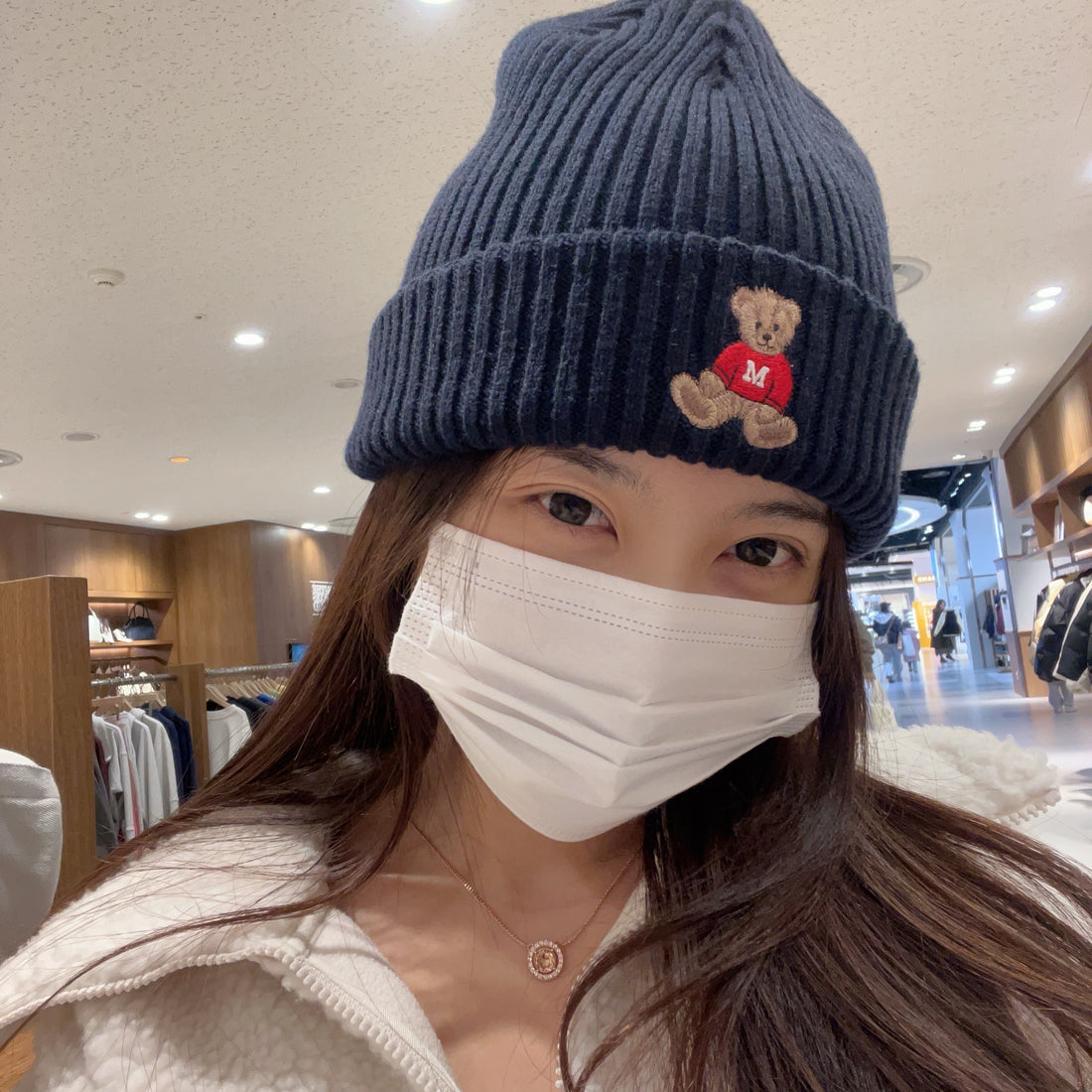 韓國 Marithe Francois Girbaud DOODLE BEAR BEANIE 【MF281】