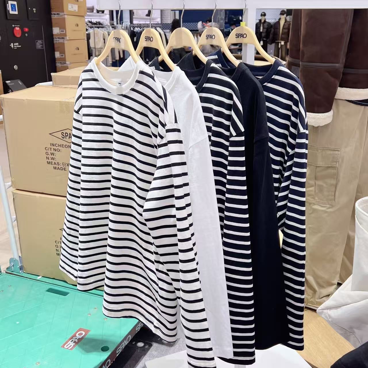 韓國 SPAO Loose Fit Long Sleeve T-Shirt【SP320】