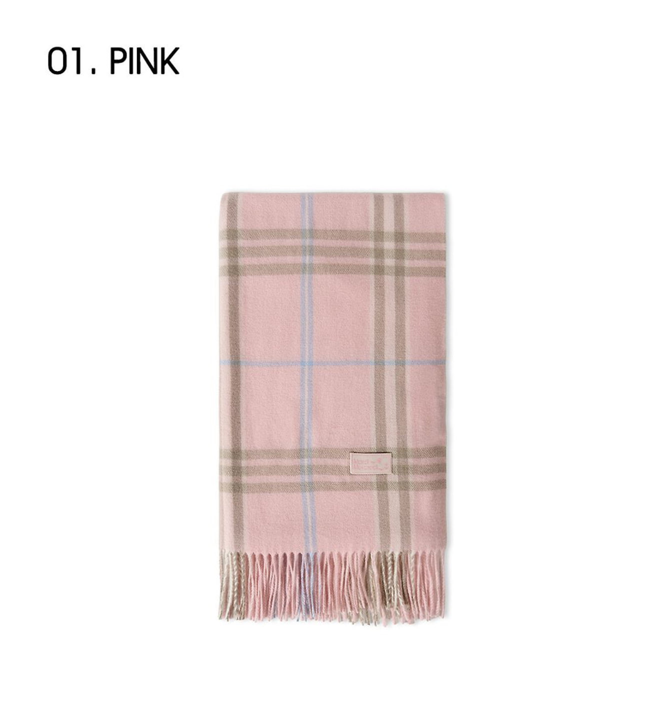 韓國 Mardi Mercredi Les Cadeaux Wool Muffler Check【MM179】
