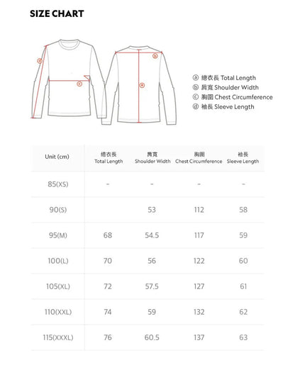 韓國 National Geographic Animal Graphic Long Sleeves(加絨款)【NG157】