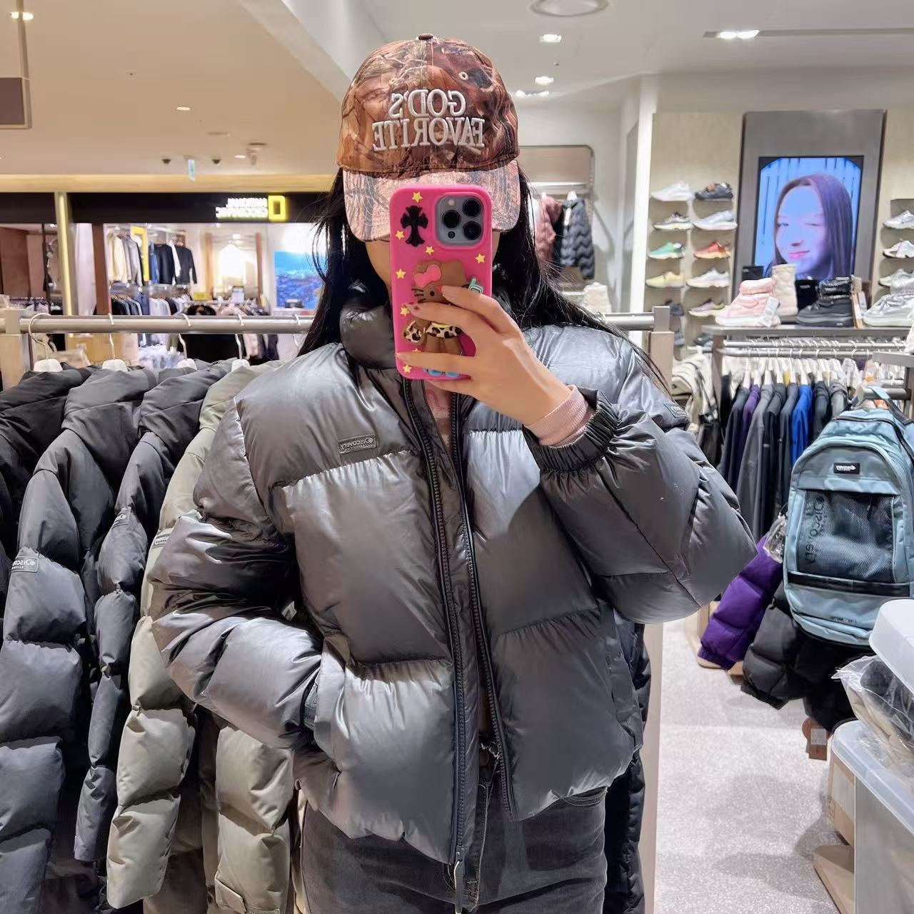 韓國 Discovery Women's Goose Down Mid-Padding (鵝絨)【DY217】