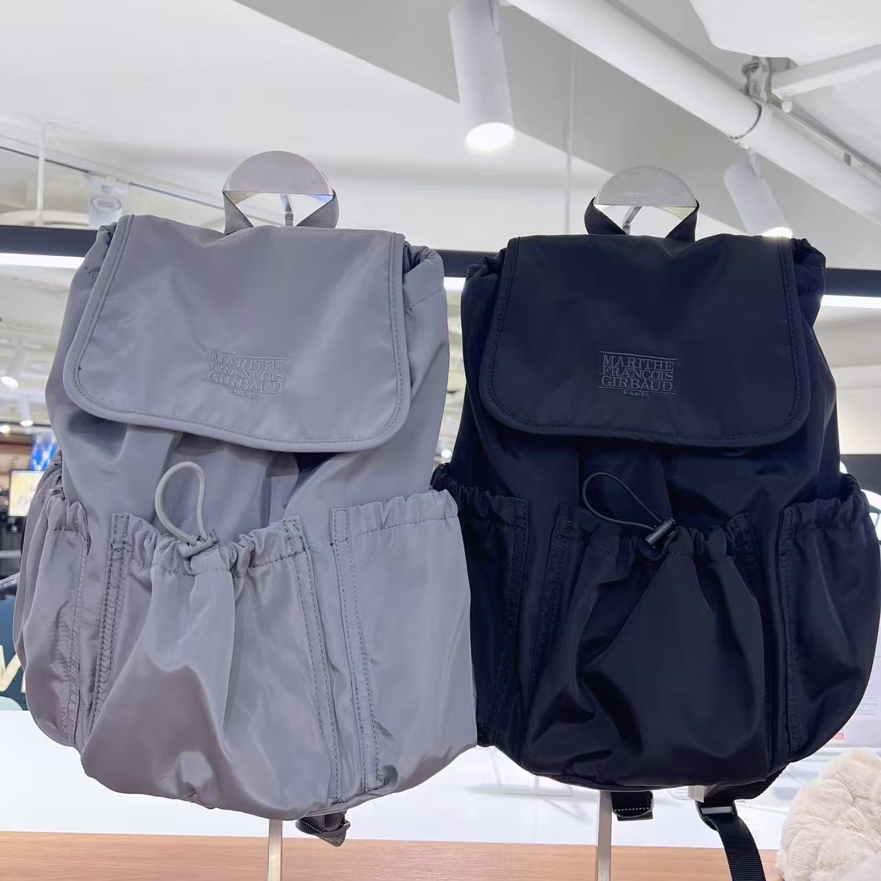 韓國 Marithe Francois Girbaud Classic Logo Stopper Backpack【MF742】