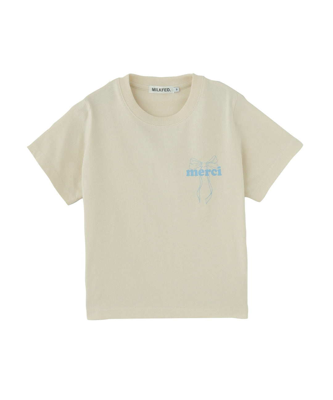 日本直送 MILKFED MERCI RIBBON COMPACT S/S TEE【SJ037】