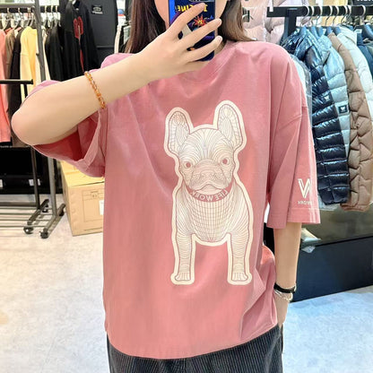 韓國 LifeWork Silk Radok Print Short Sleeve T-Shirt【LW041】