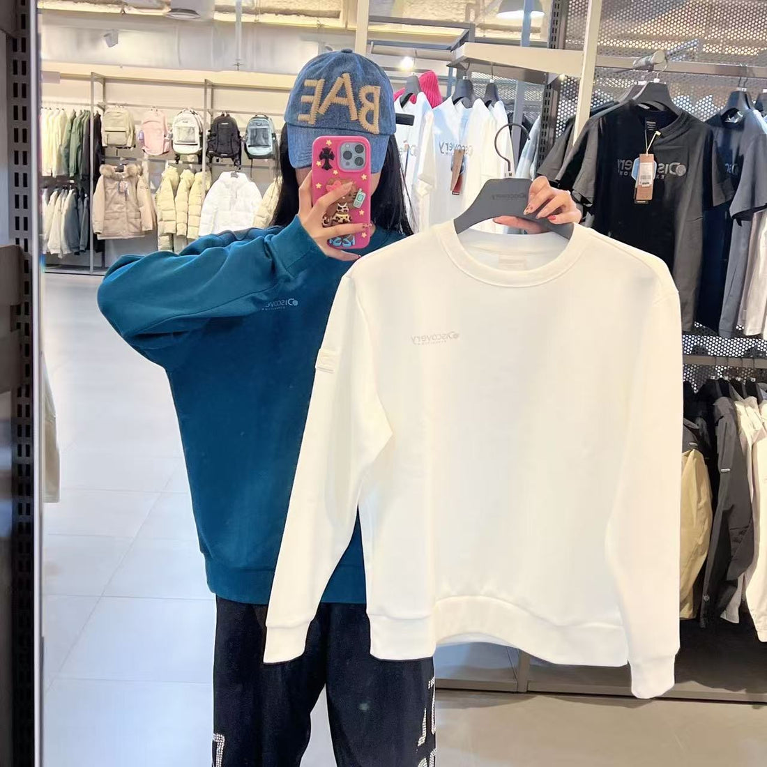 韓國 Discovery Common Vectoring Long Sleeve T-Shirt【DY165】