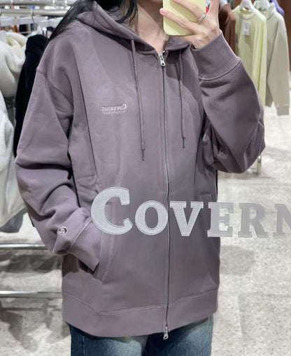 韓國 Covernat Small Authentic Hoodie Zip Up【CO053】 - STT Mall HK 靚太網購