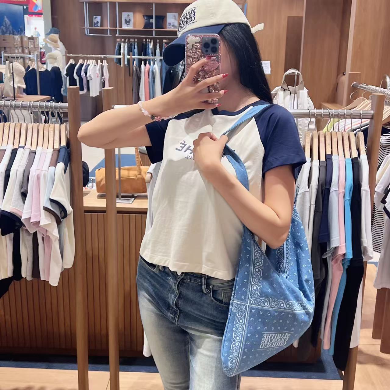 韓國 Marithe Francois Girbaud Bandana One Shoulder Eco Bag【MF624】