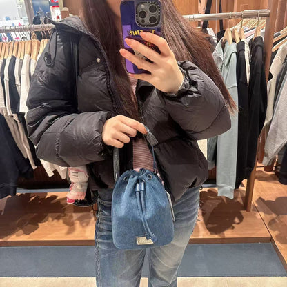 韓國 Marithe Francois Girbaud CLASSIC LOGO MINI BUCKET BAG 【MF100】