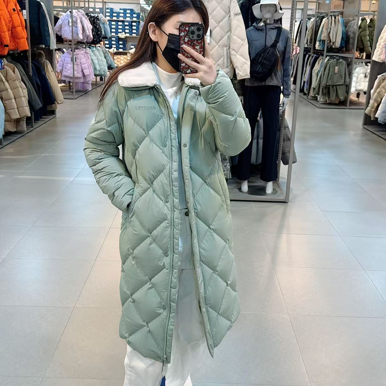 韓國 Discovery Women's Melrose Tube Lightweight Long Padding (鴨絨)【DY153】