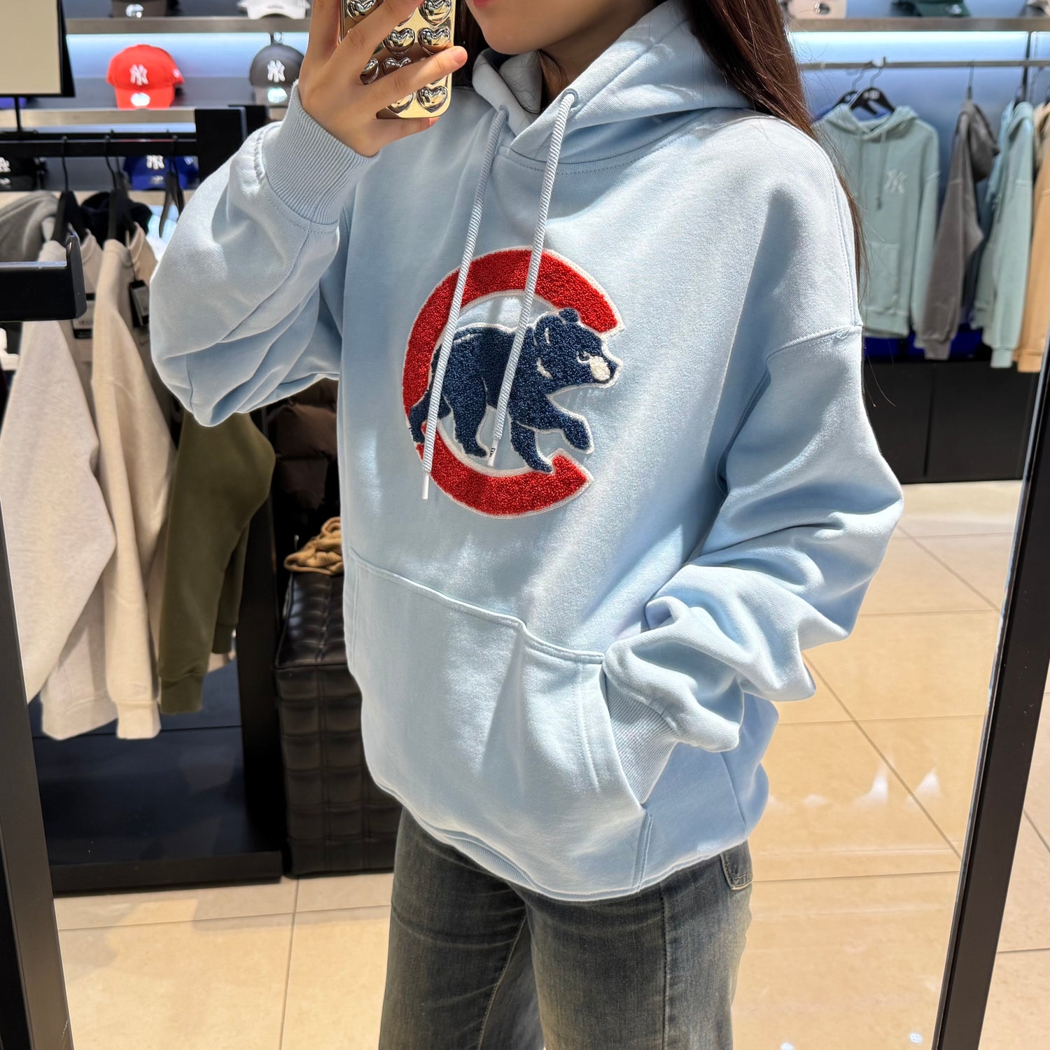 韓國 New Era MLB Chicago Cubs Cooperstown Mid-Season Fleece Hoodie【NE026】 - STT Mall HK 靚太網購