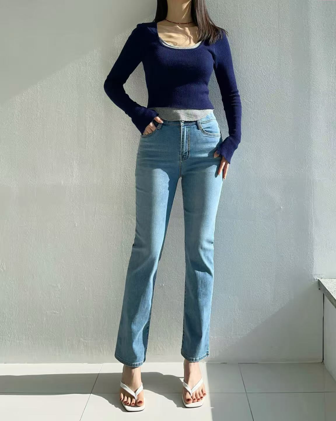 韓國 HowLuk 牛仔褲 (春季款)【H3003】