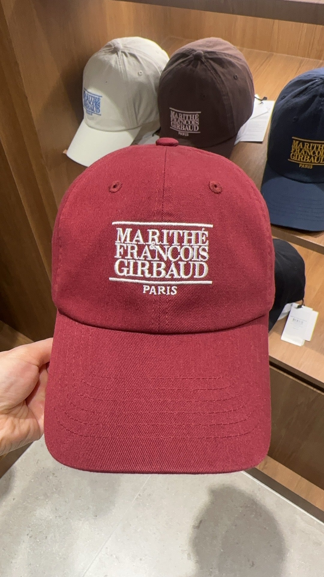 韓國 Marithe Francois Girbaud SMALL CLASSIC LOGO CAP【MF423】