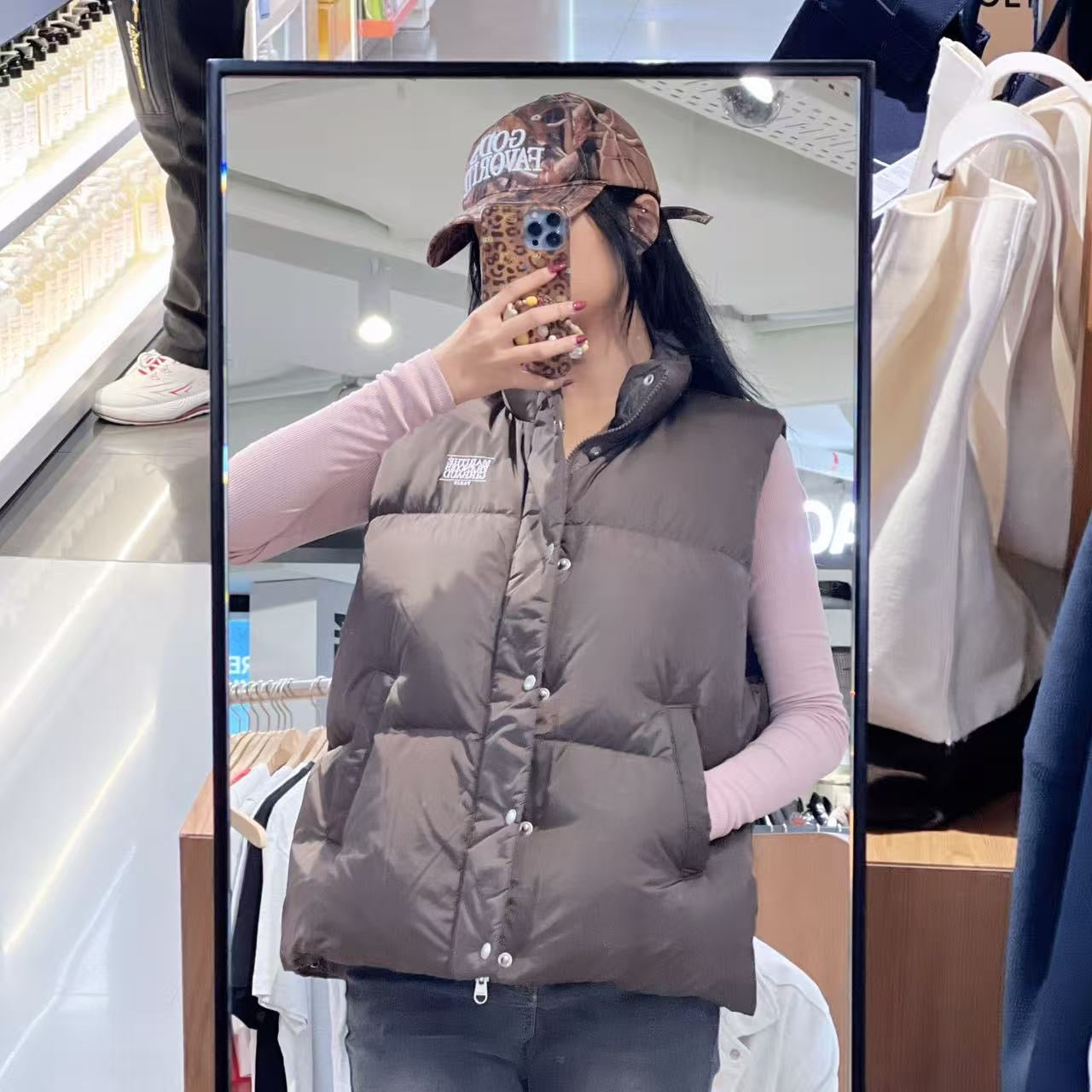 韓國 Marithe Francois Girbaud Classic Logo Down Vest (鴨絨)【MF757】