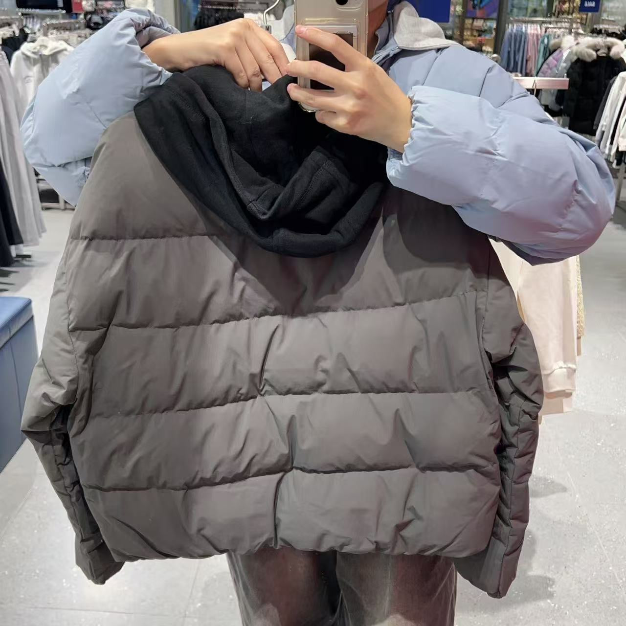 韓國 FILA Detachable Hooded Padded Jacket【FA057】