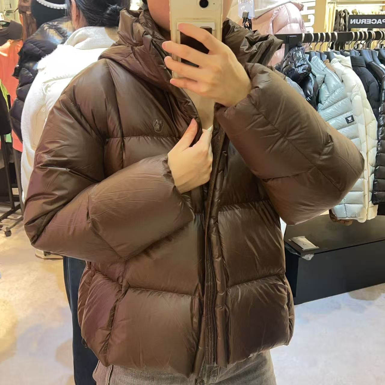 韓國 LifeWork Women's Soft Air Square Quilted Down Jumper (鴨絨)【LW009】