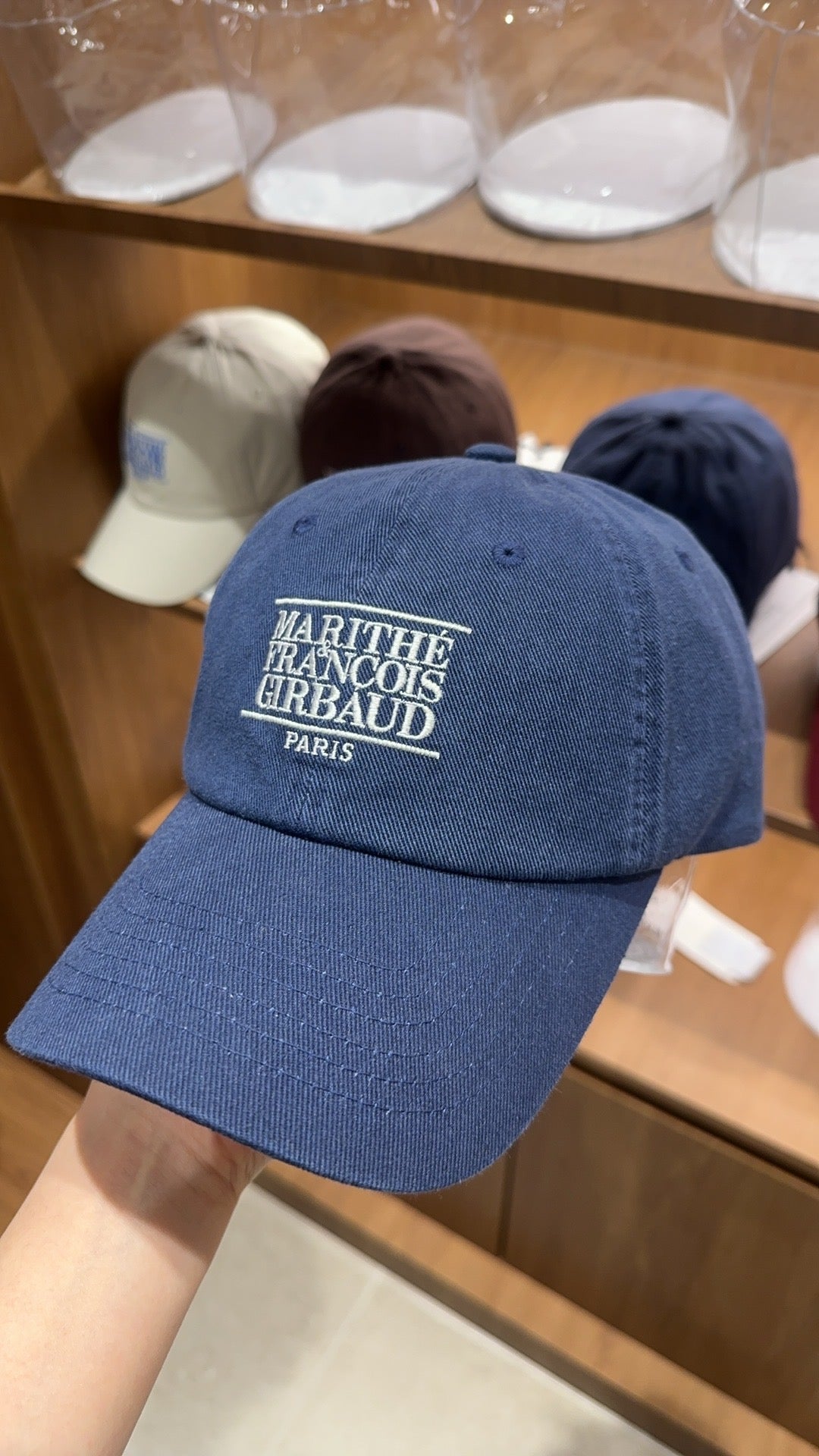 韓國 Marithe Francois Girbaud SMALL CLASSIC LOGO CAP【MF424】