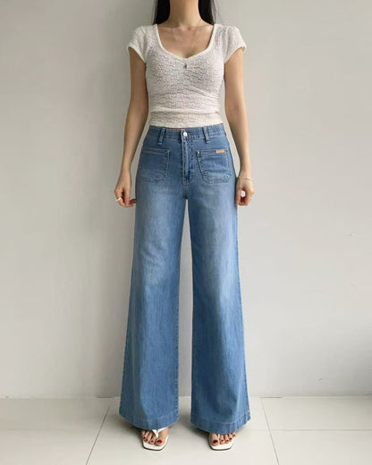 韓國 HowLuk 牛仔褲 (春季款)【H6008】