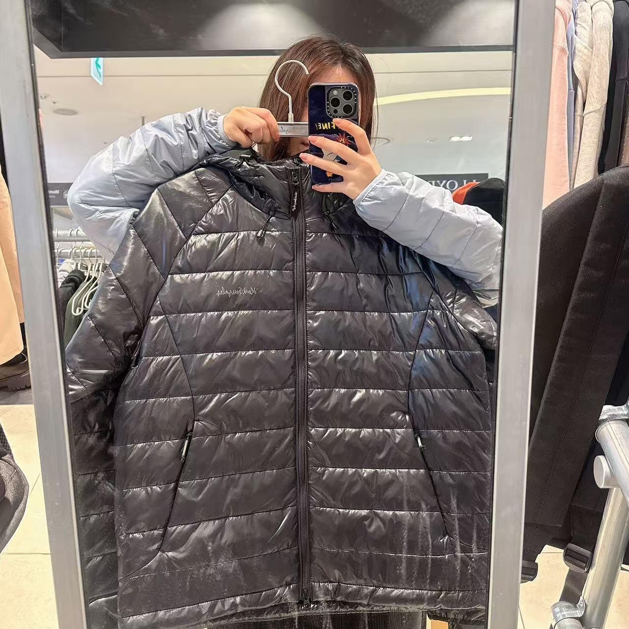 韓國 Mark Gonzales Sign Logo Lightweight Padded Mountain Jacket【MG185】