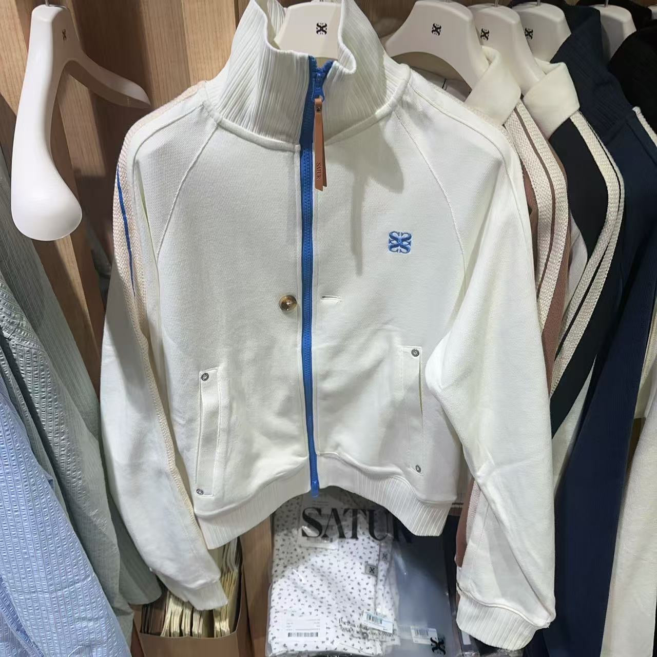 韓國 Satur Lawton Velour Track Zip-up Jacket【SR026】