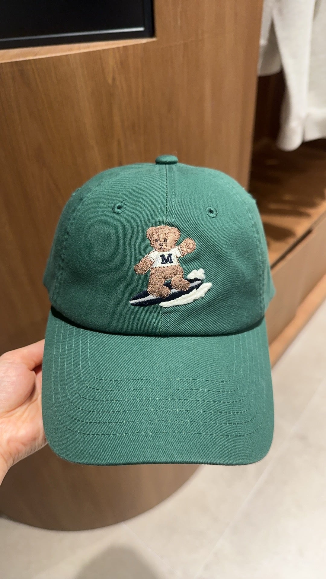 韓國 Marithe Francois Girbaud SURFING DOODLE BEAR CAP【MF426】