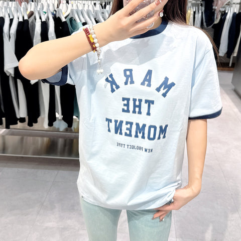 【現貨】韓國 Markm SLOGAN GRAPHIC RINGER T-SHIRT【MA088】