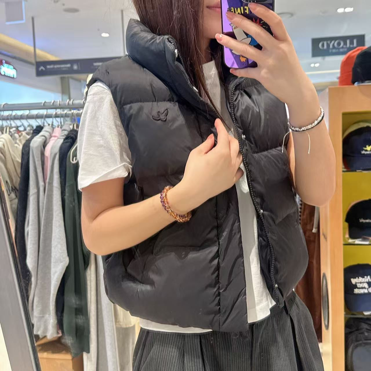 韓國 Mark Gonzales Women's Angel Down Vest (鴨絨)【MG178】