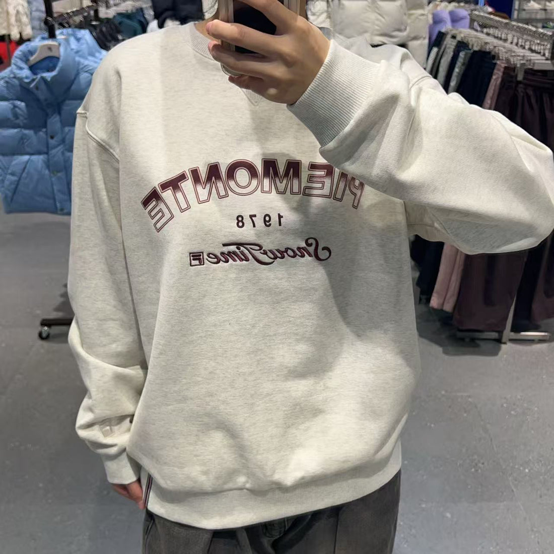 韓國 FILA Piemonte Fleece Long Sleeve【FA031】