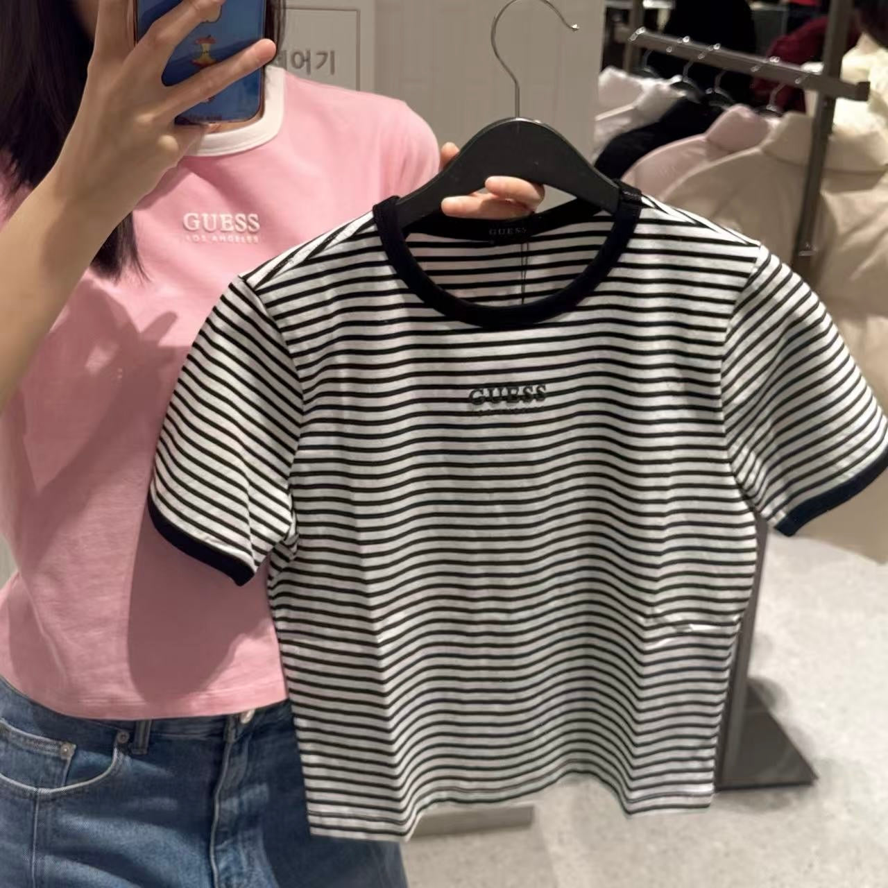 韓國 Guess Short Sleeve T-Shirt【GU010】