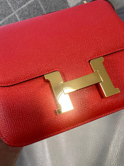 【Preloved】Hermes mini Constance 19 (訂金$500，總售價為 $58,000)【ST021】