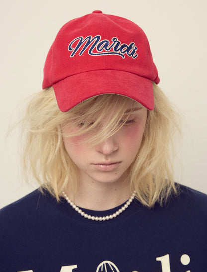 韓國 Mardi Mercredi CAP MARDI CHAIN VINTAGE LOGO【MM144】