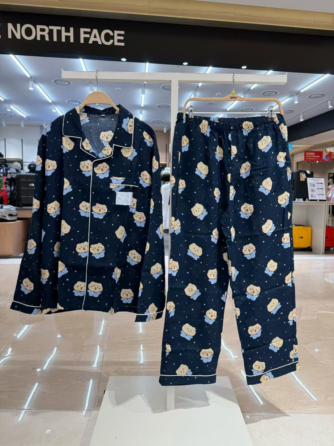 韓國 SPAO Messy long-sleeved Pajamas【SP227】
