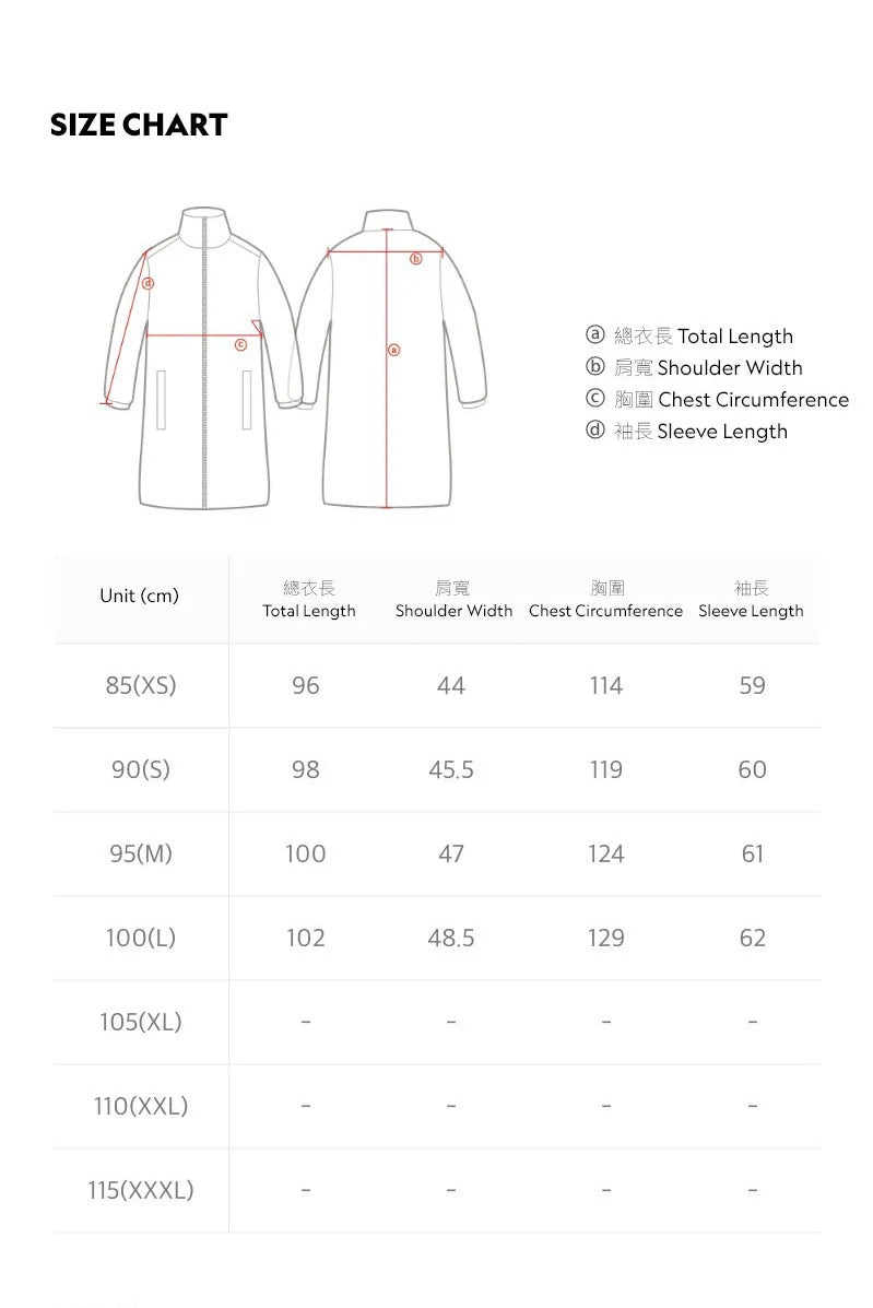 韓國 National Geographic Women's Egretta Long-Length Goose Down Jumper (鵝絨)【NG082】