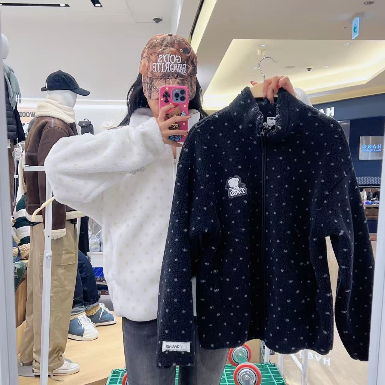 韓國 SPAO Angel and Demon Dumble Fleece【SP306】