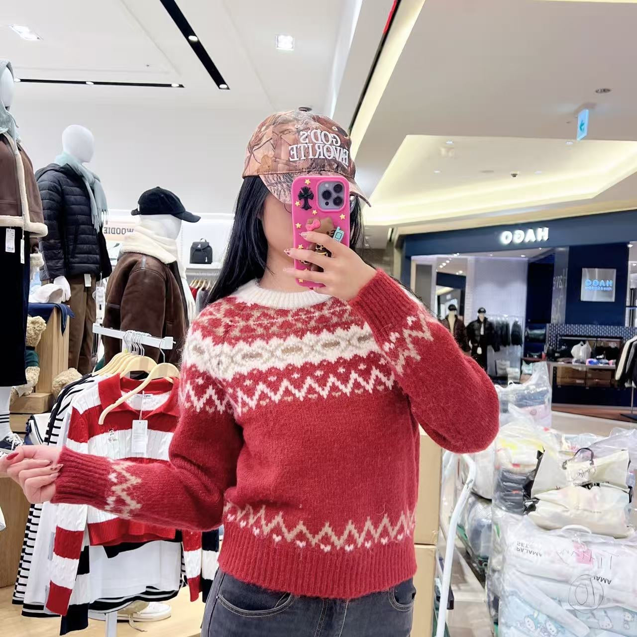 韓國 SPAO Fair Isle Sweater【SP312】