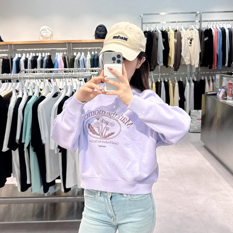 韓國 Markm (W) FLOWER GRAPHIC SWEATSHIRT【MA073】
