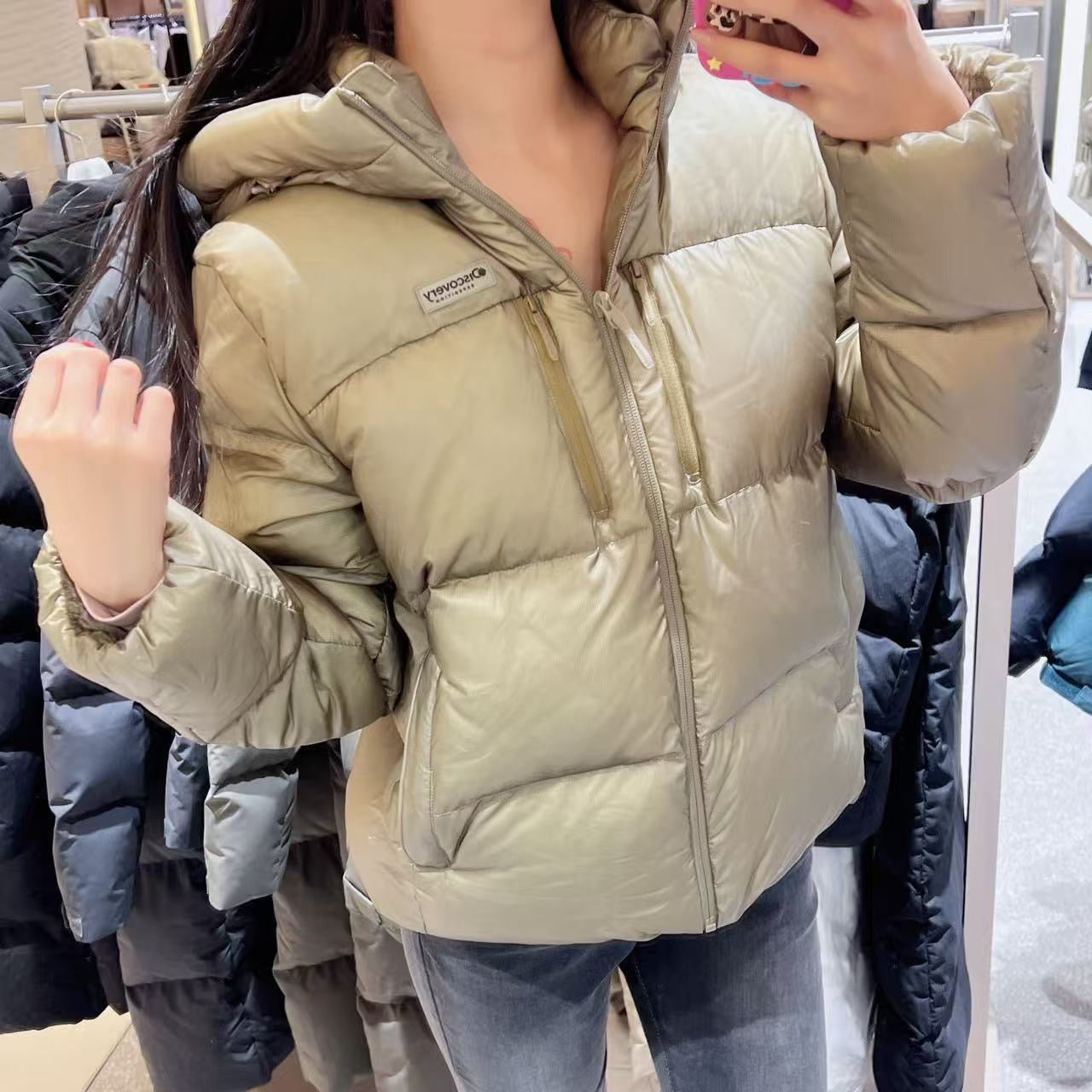 韓國 Discovery Women's Albert Goose Down Short Padding (鵝絨)【DY218】